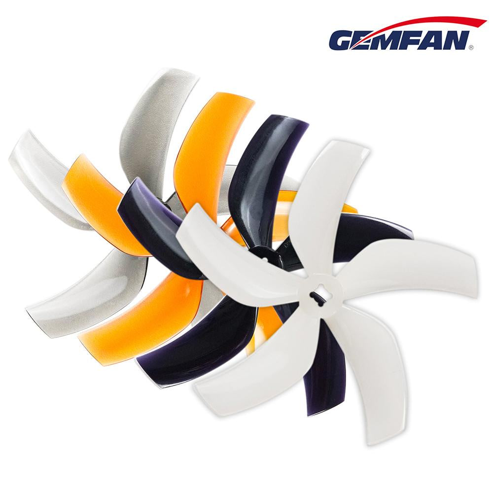 Gemfan D90 90mm 5-Blade Ducted Cinewhoop Propeller w/M5 Adapters - Great Deal (2CW + 2CCW)
