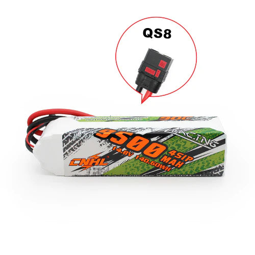 CNHL Racing Series 9500mAh 14.8V 4S 90C High - Power Lipo Battery with QS8 Plug