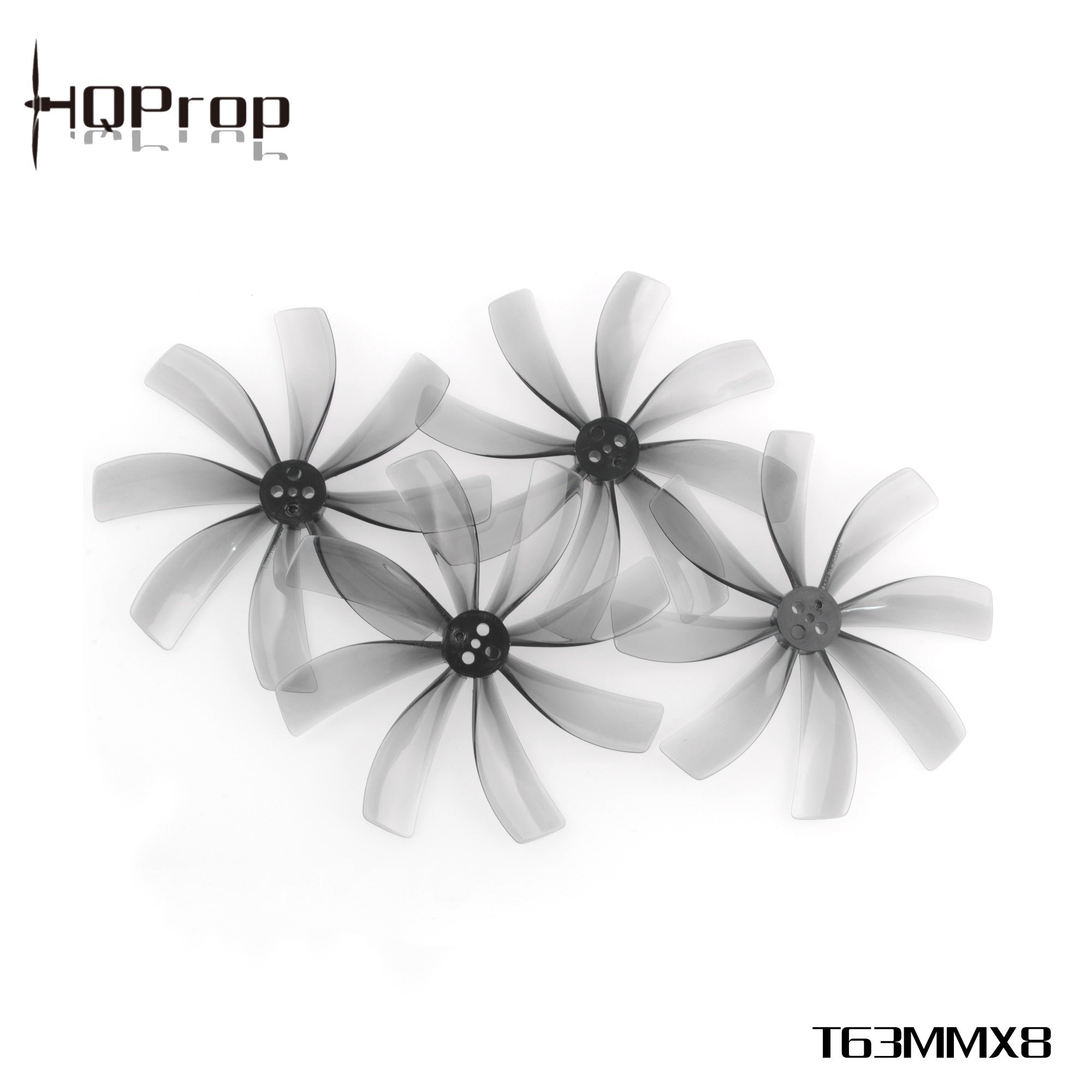 HQPROP 2.5 T63mmx8 Ducted 8-Blade Propellers (2 CW + 2 CCW)