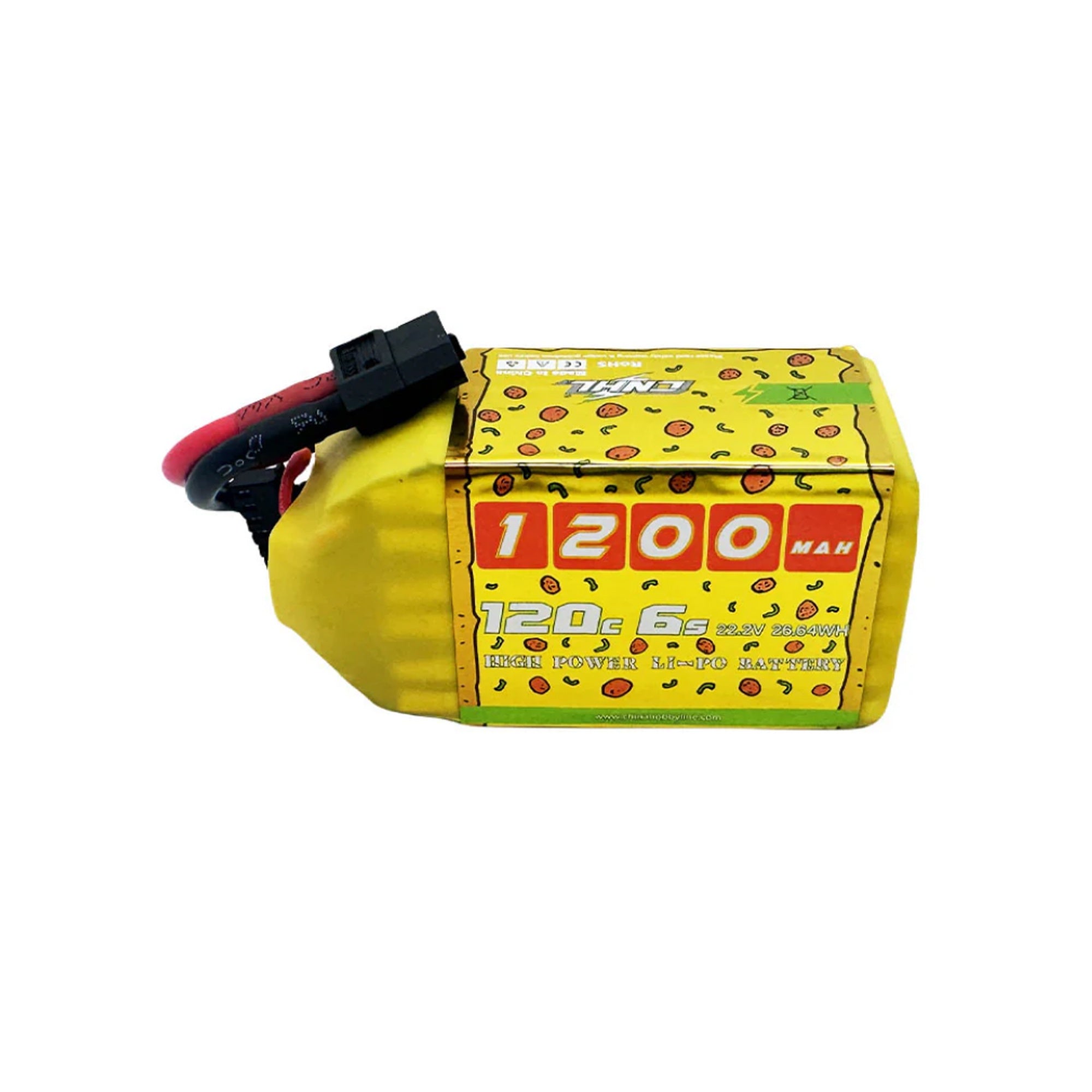 Hot Deal: CNHL Speedy Pizza V2.0 1200mAh 22.2V 6S 120C Lipo Battery XT60