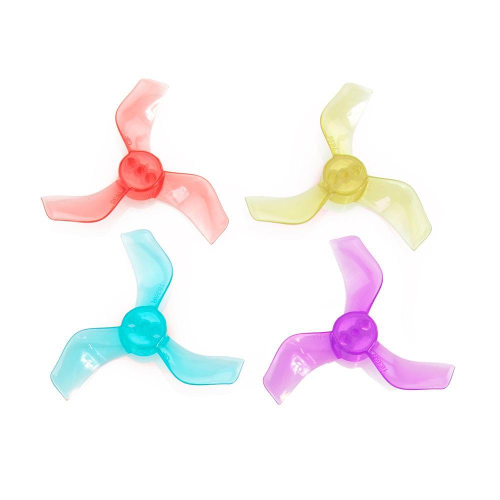 Gemfan 1635-3 40mm 3-Blade Whoop Propellers Sale! (4CW + 4CCW) 1.5mm Shaft T-Mount