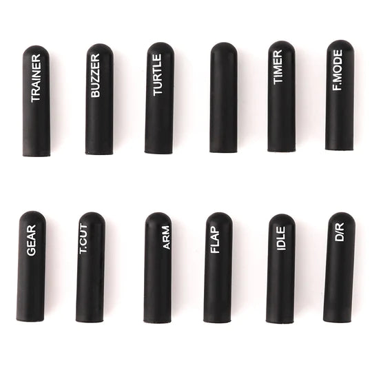 Radiomaster 12-Piece Labelled Silicone Switch Cover Set for All Radios