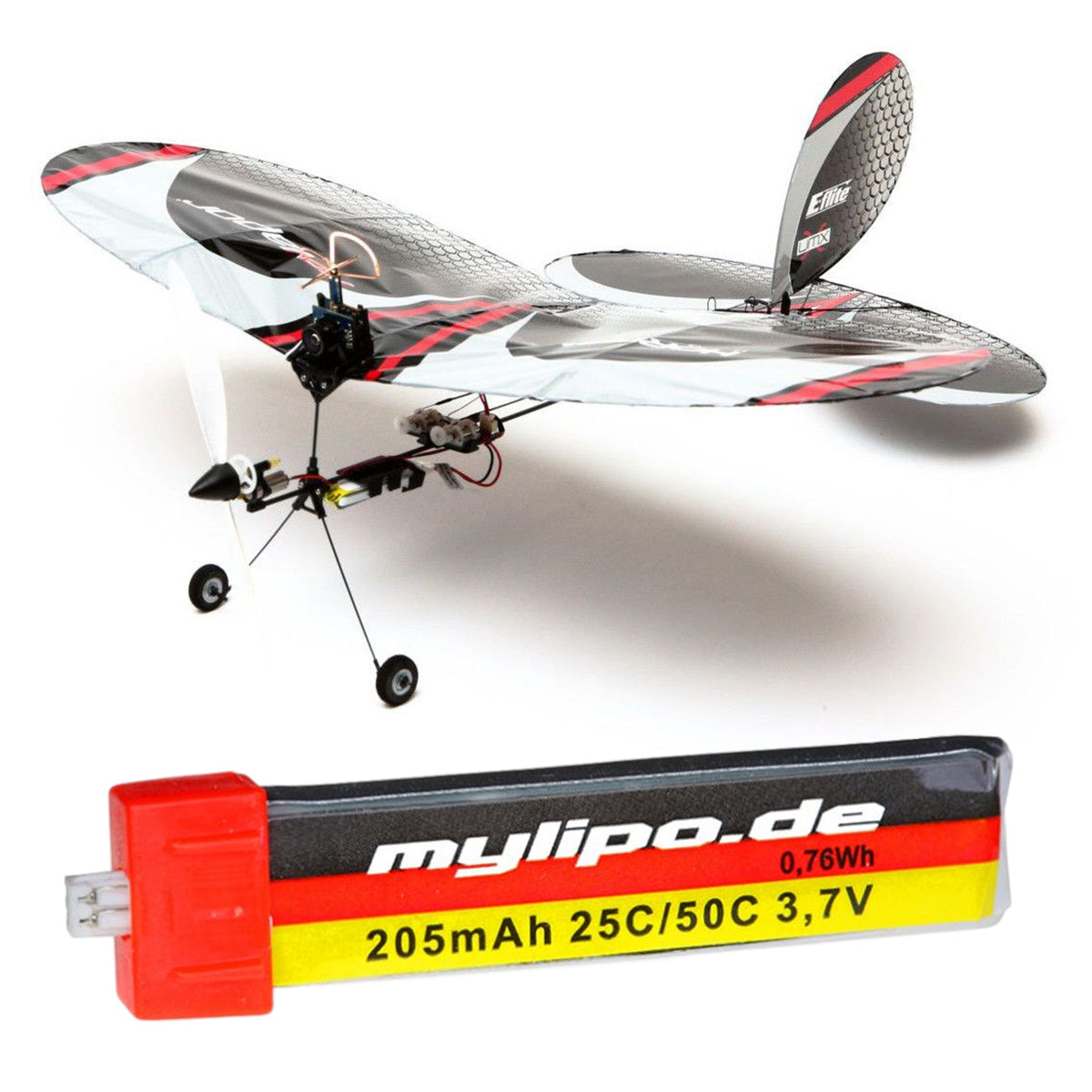 MMW DG Upgraded 205mAh FPV Vapor Battery (EFLU6600, EFLU6680) - More Runtime & Power!