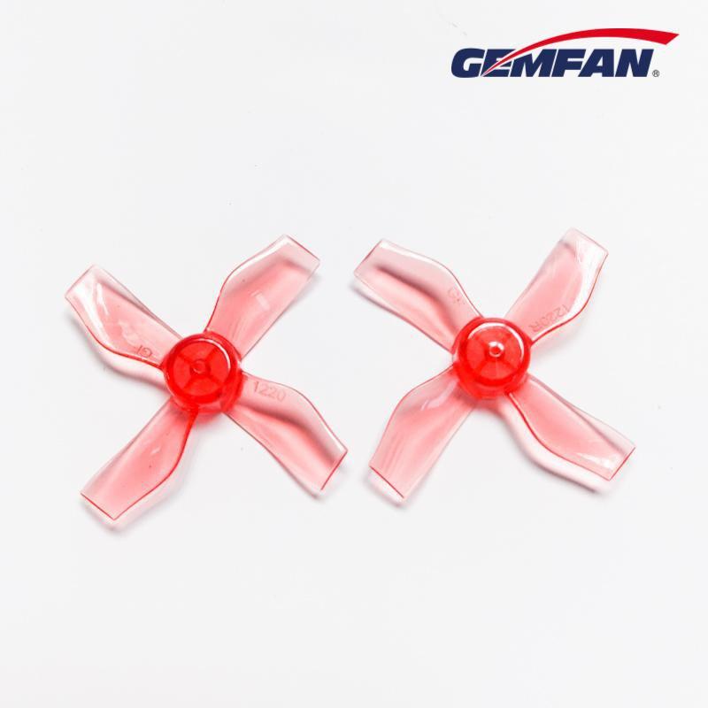 Gemfan 1220-4 31mm 1.2 4-Blade Racing Whoop Propellers with 1mm Shaft (4CW + 4CCW) - Great for Micro Drones