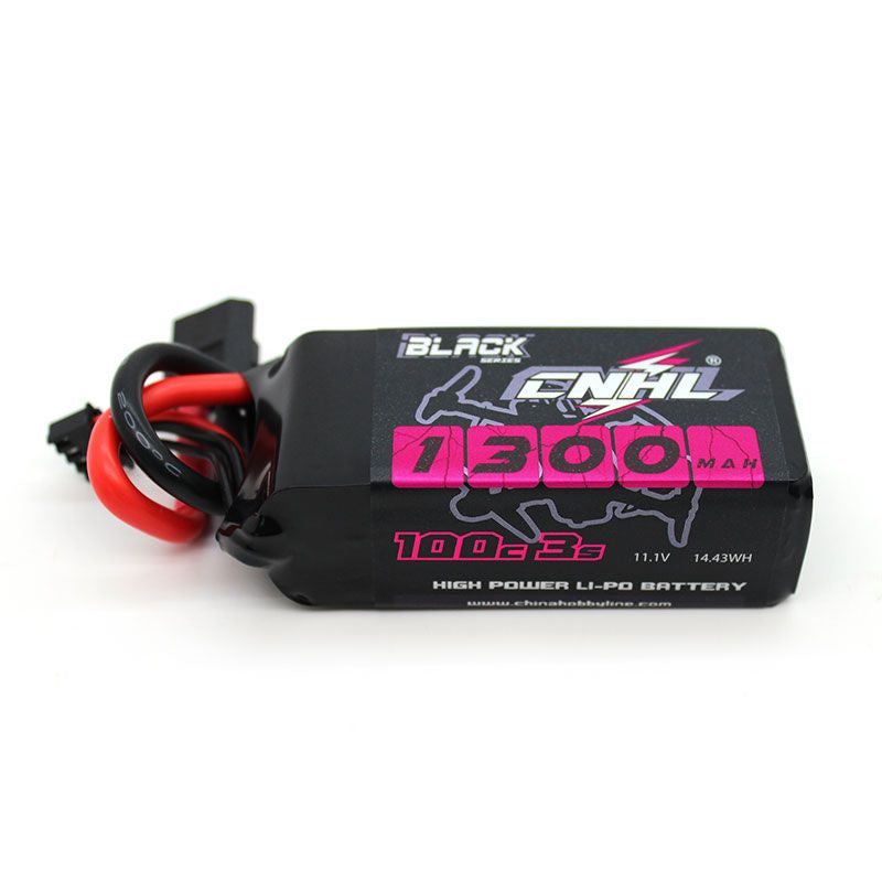 CNHL Black Series 1300mAh 11.1V 3S 100C Lipo Battery XT60 - High - Performance Option