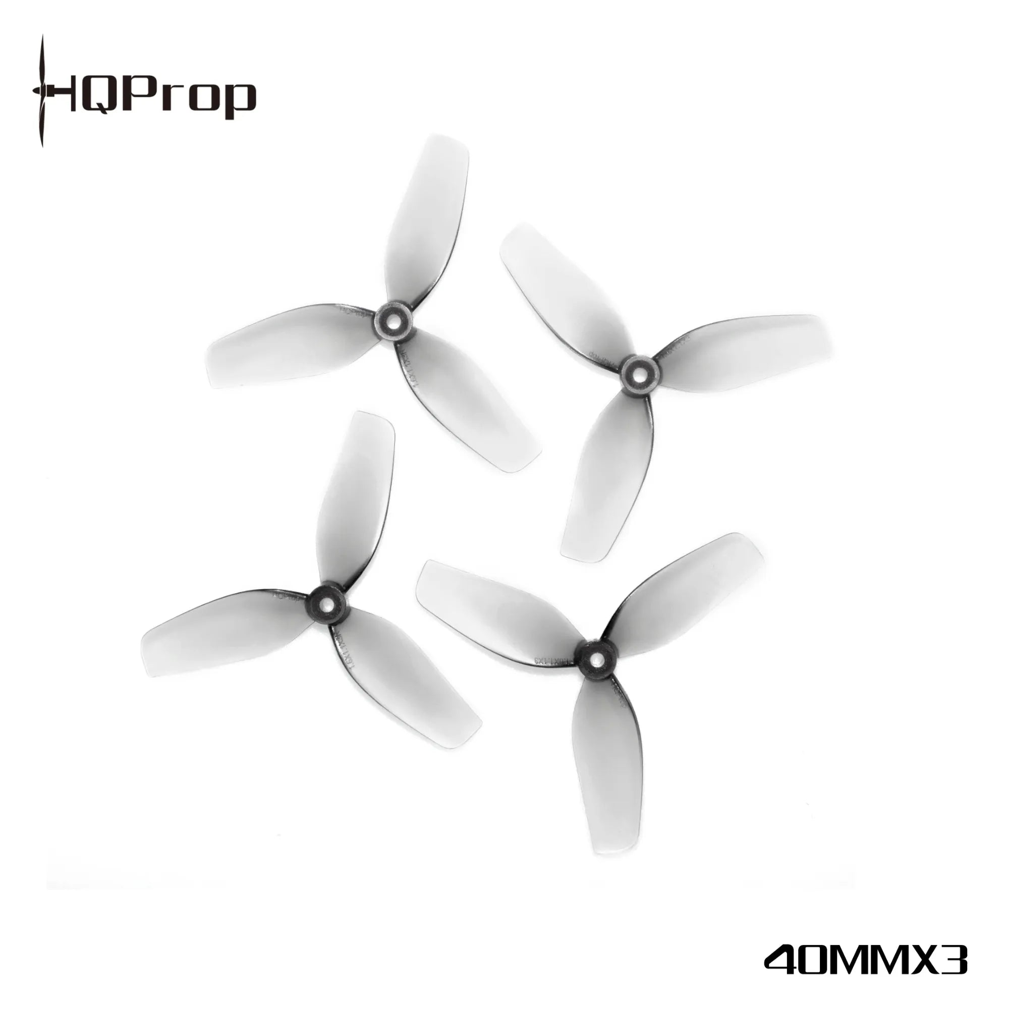 HQProp Ultralight Micro Whoop Propellers 40MMX3 (2 CW + 2 CCW) - Great Value for RC Enthusiasts