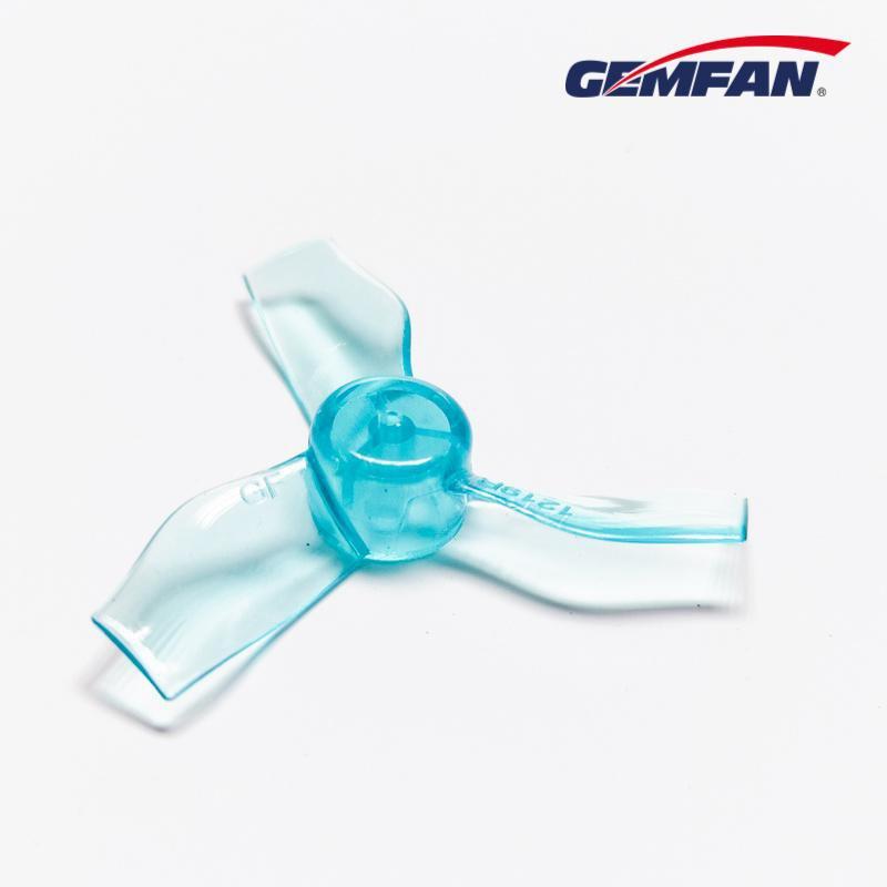Gemfan 1.2x1.9 3-Blade Micro Whoop Propellers 1mm Shaft (4CW + 4CCW) for Racing