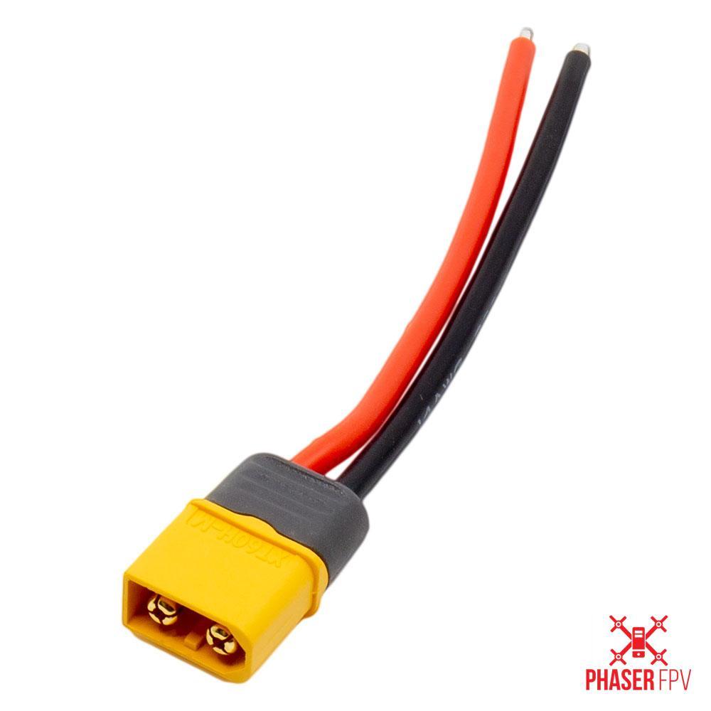 Hot Sale! 10CM 14AWG Silicon Wire XT60 Male Connector Pigtail with Sheath