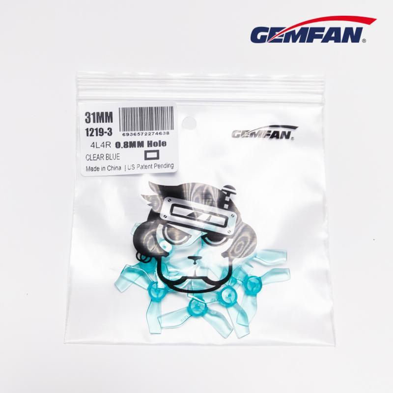 Gemfan 1219-3 31mm 1.2 Inch 3-Blade Whoop Racing Propellers (4CW + 4CCW) - High-Performance Offer