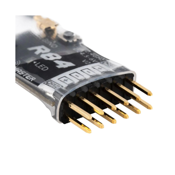 RadioMaster R84 v2 2.4GHz 4-Channel PWM Receiver Compatible with FrSky D8/D16