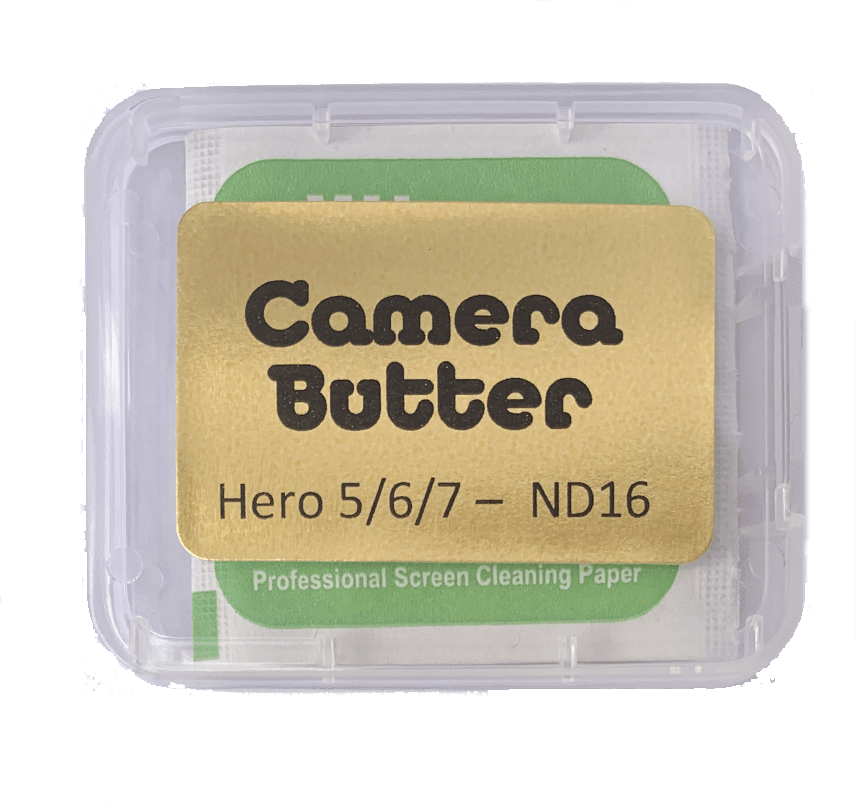 Premium Stick - on Camera Butter ND Filter for GoPro Hero 5, 6, & 7