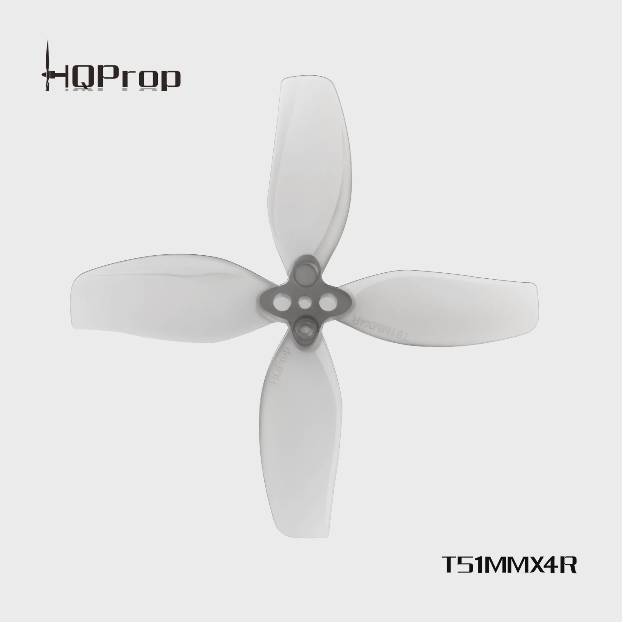 HQProp T51MMX4 Light Grey 4-Blade Propellers (2 CW + 2 CCW)