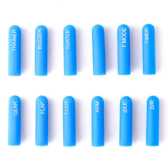 Radiomaster 12-Piece Labelled Silicone Switch Cover Set for All Radios