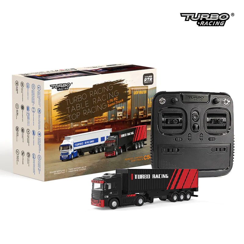 Hot Deal! RadioMaster Turbo Racing C50 1:76 Scale RC Semi - Truck for Enthusiasts