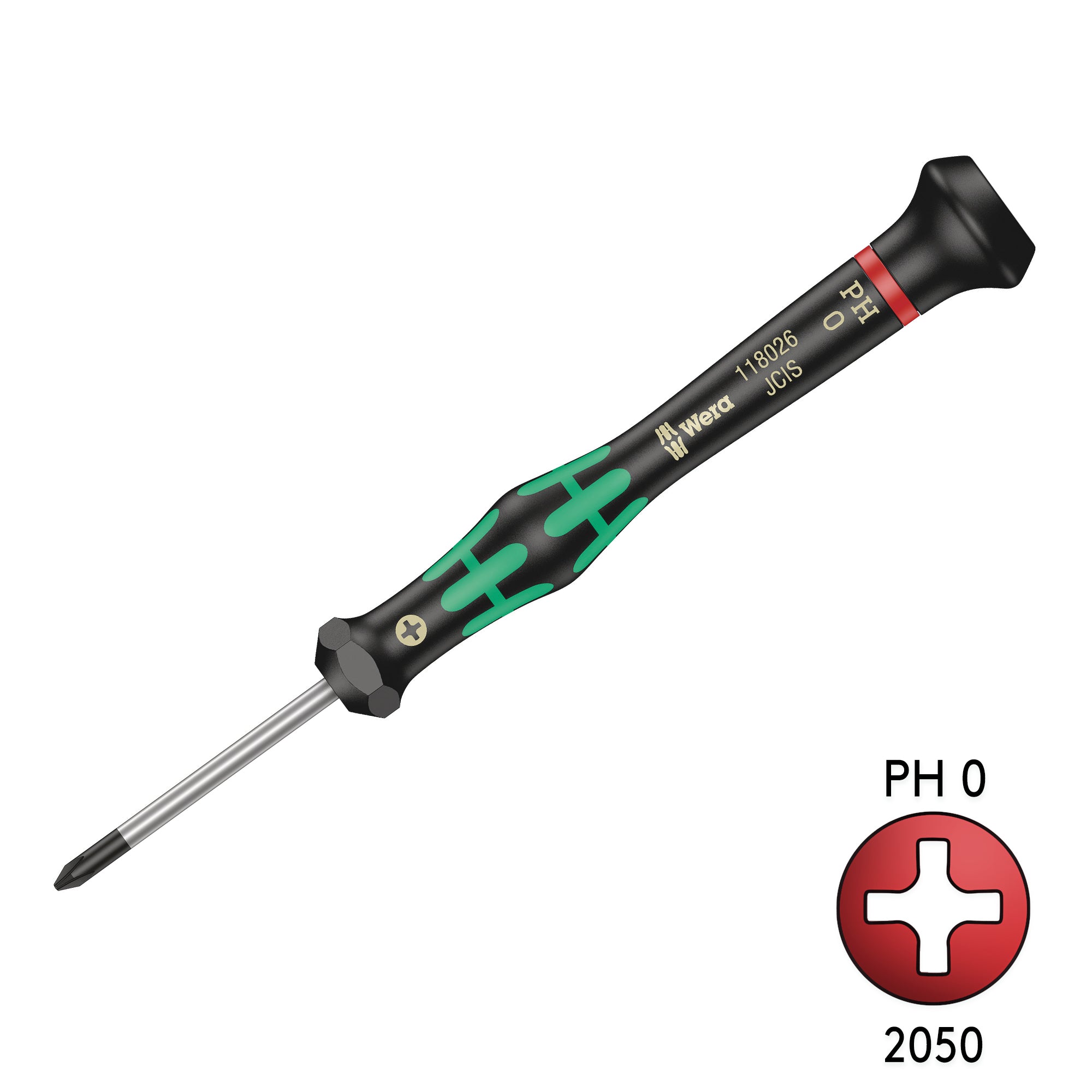 Wera 2050 PH 0 40mm High - Quality Precision Phillips Screwdriver