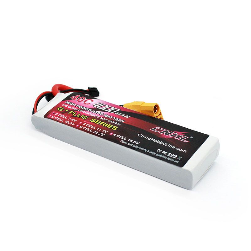 Hot Sale! CNHL 4000mAh 7.4V 40C Lipo Battery for Airplane, Heli, Jet, EDF with XT90 Connector