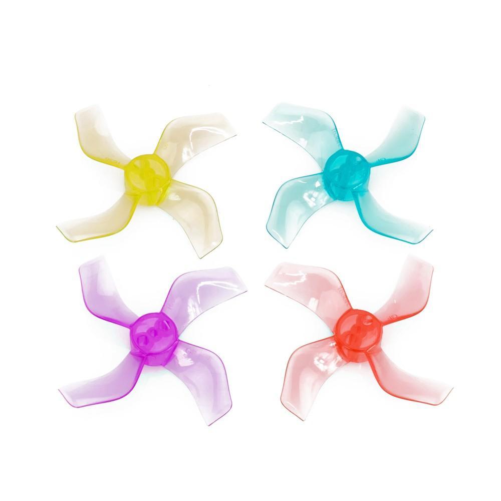 Gemfan 1.6 Inch 4-Blade Whoop Propeller with 1.5mm Shaft T-Mount (4CW + 4CCW)