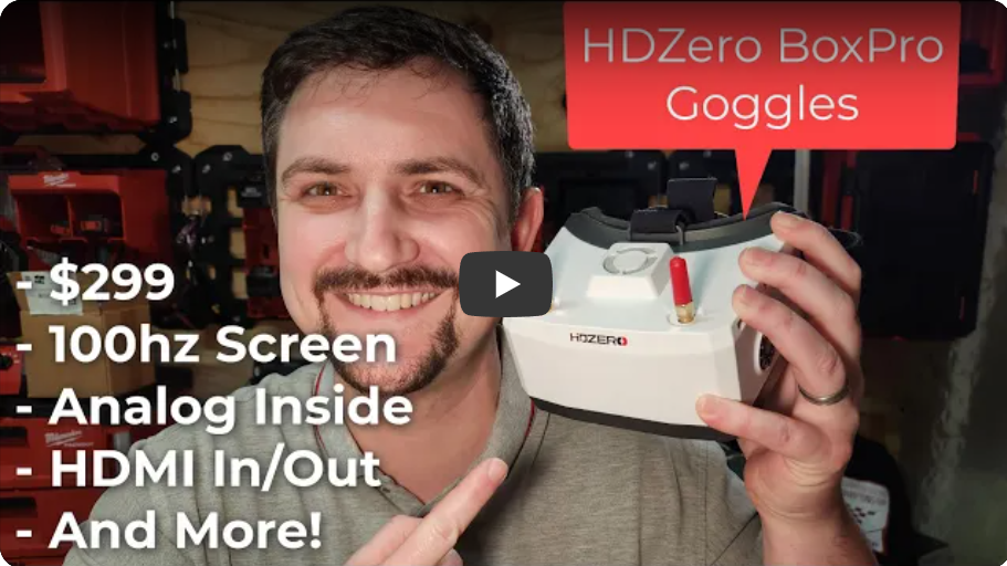 HDZero BoxPro FPV Goggles with 100Hz LCD Screen and High - Sensitivity Receiver