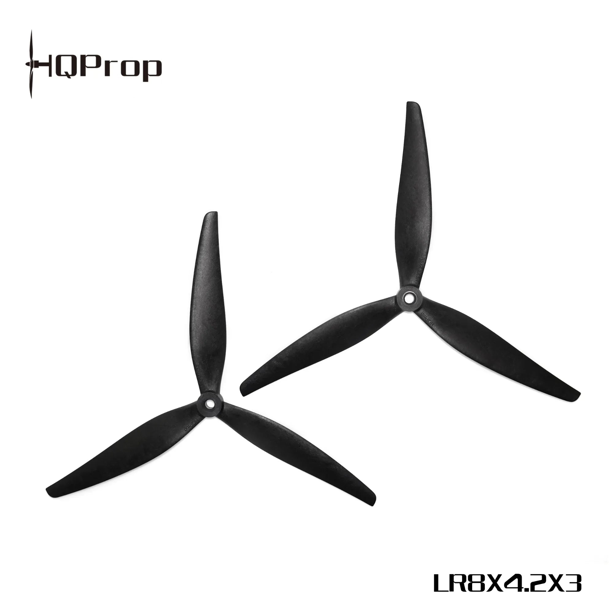 HQProp 8-Inch 3-Blade MacroQuad 8X4.2X3 Propellers (1CW + 1CCW)
