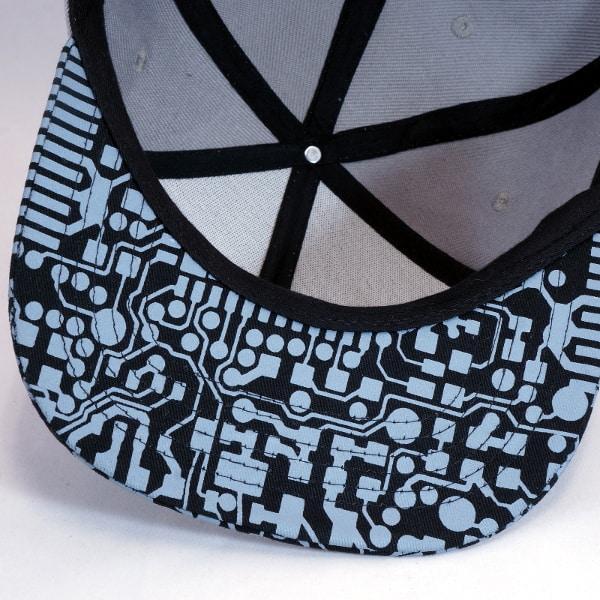 High - Quality BrainFPV Embroidered Snapback Cap with Circuit Print