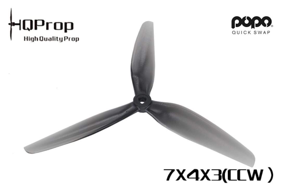 High - Quality HQProp 7X4X3 Propellers (2 CW + 2 CCW) for Enhanced Flight Performance