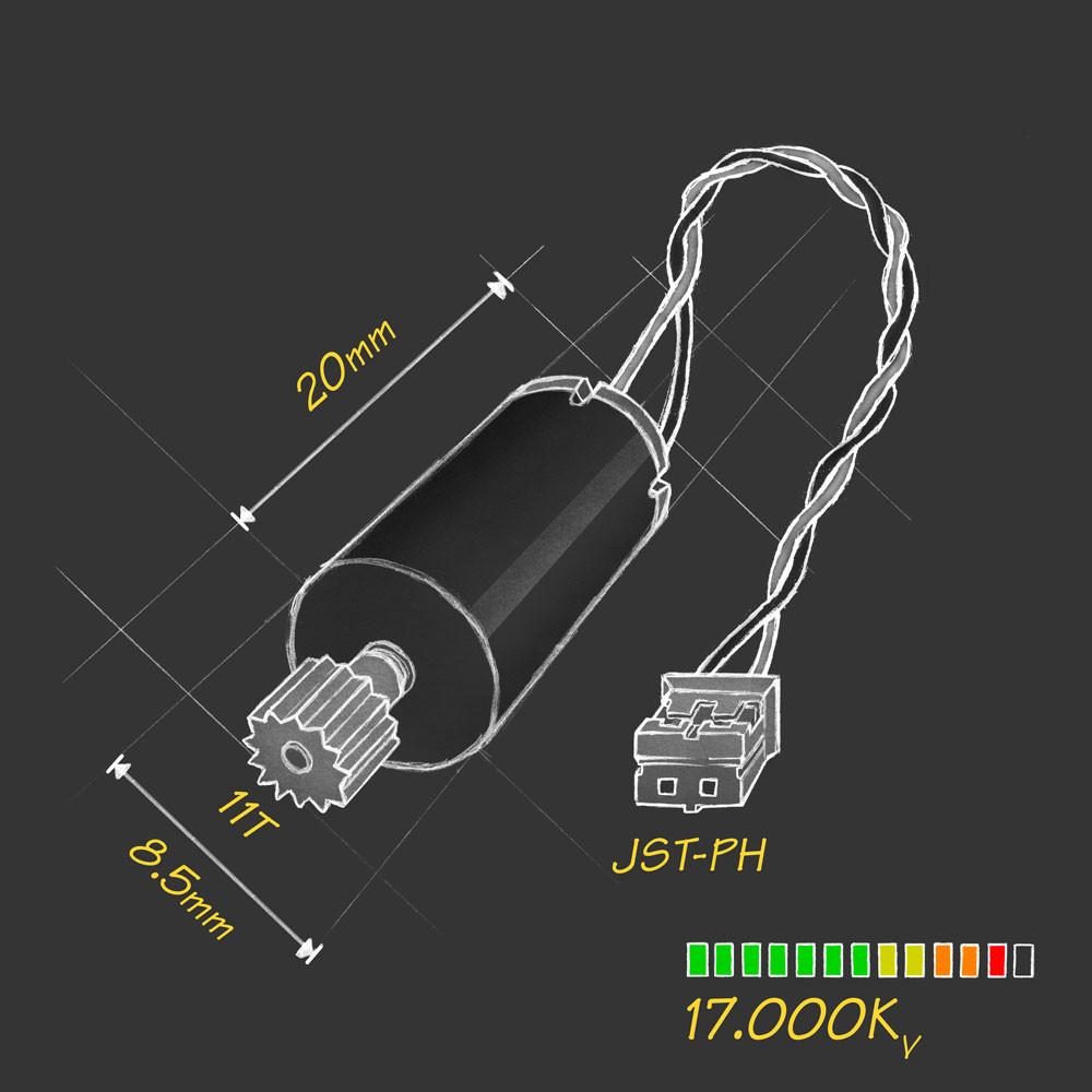 Hot Sale! CL-0820-17-11T Coreless Motor Ideal for Latrax Alias