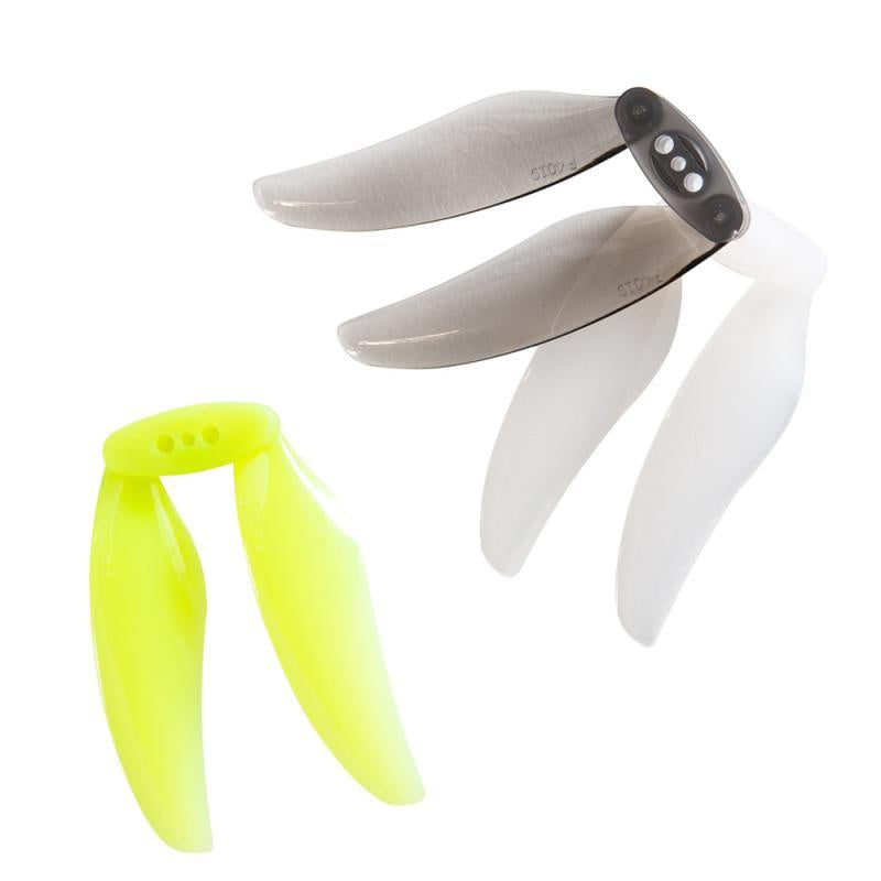 Gemfan F4019 4-Inch 2-Blade Floppy Propellers (2CW + 2CCW) - Ideal for Racing