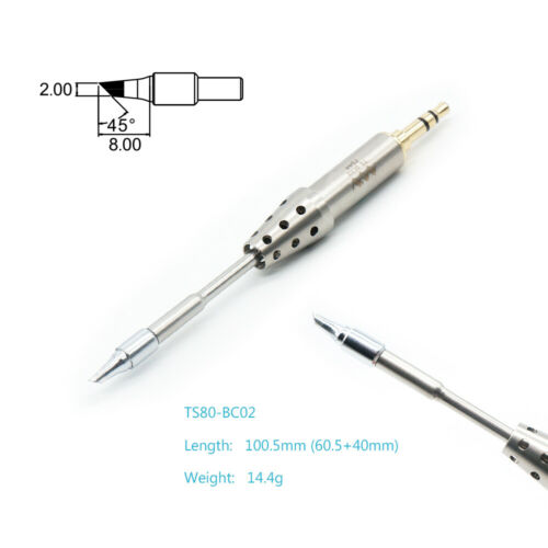 BC02 Soldering Tip Replacement for TS80, TS80P and TS1C