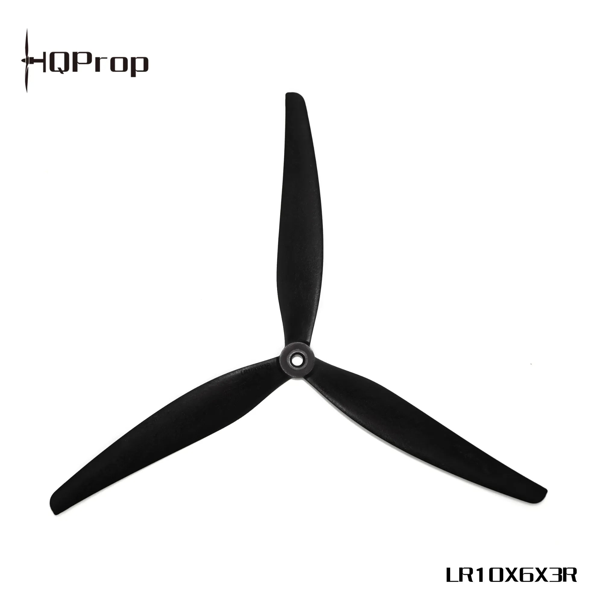 HQProp LR10X6X3 Black 10-Inch Glass Fibre Reinforced Nylon Propellers (1 CW + 1 CCW)