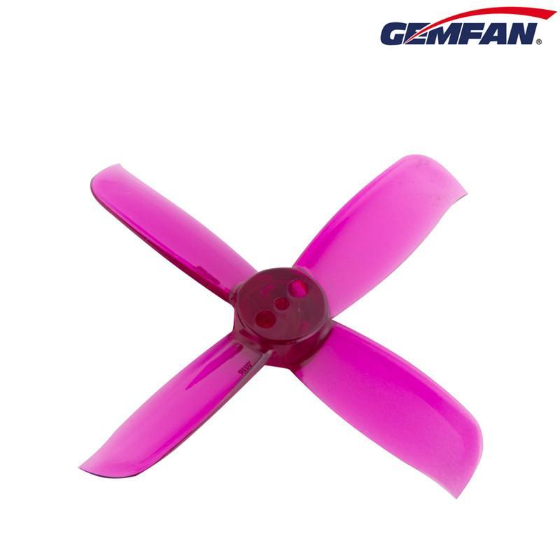 Gemfan Hulkie 2036 4-Blade 3-Hole Propellers Pack (8 Pcs, CW/CCW) - Durable for Racing