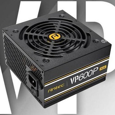 Antec VP600 PLUS 600W PSU 2019 Version - 120mm Silent Fan, 3-Year Warranty