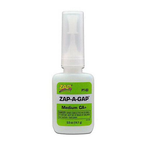 ZAP PT03 Green Medium Cyno Super Glue - 0.5oz: Ideal for Multiple Projects