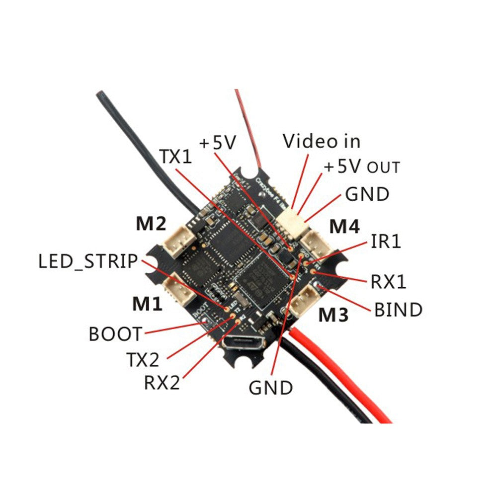 Hot Deal! Happymodel Crazybee F4 Lite 1S Whoop Frsky Flight Controller V4.2