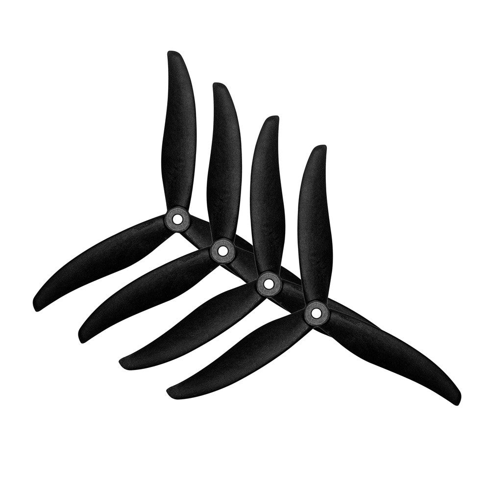 Gemfan 7037 CL Cinelifter 3-Blade Nylon Carbon Propellers (2 CW + 2 CCW) for Enhanced Drone Performance