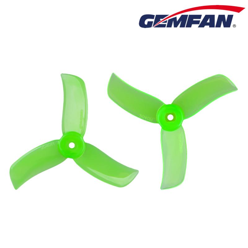 Gemfan Hulkie 2040 3-Blade Durable Propellers: 4CW + 4CCW for High-Speed Racing