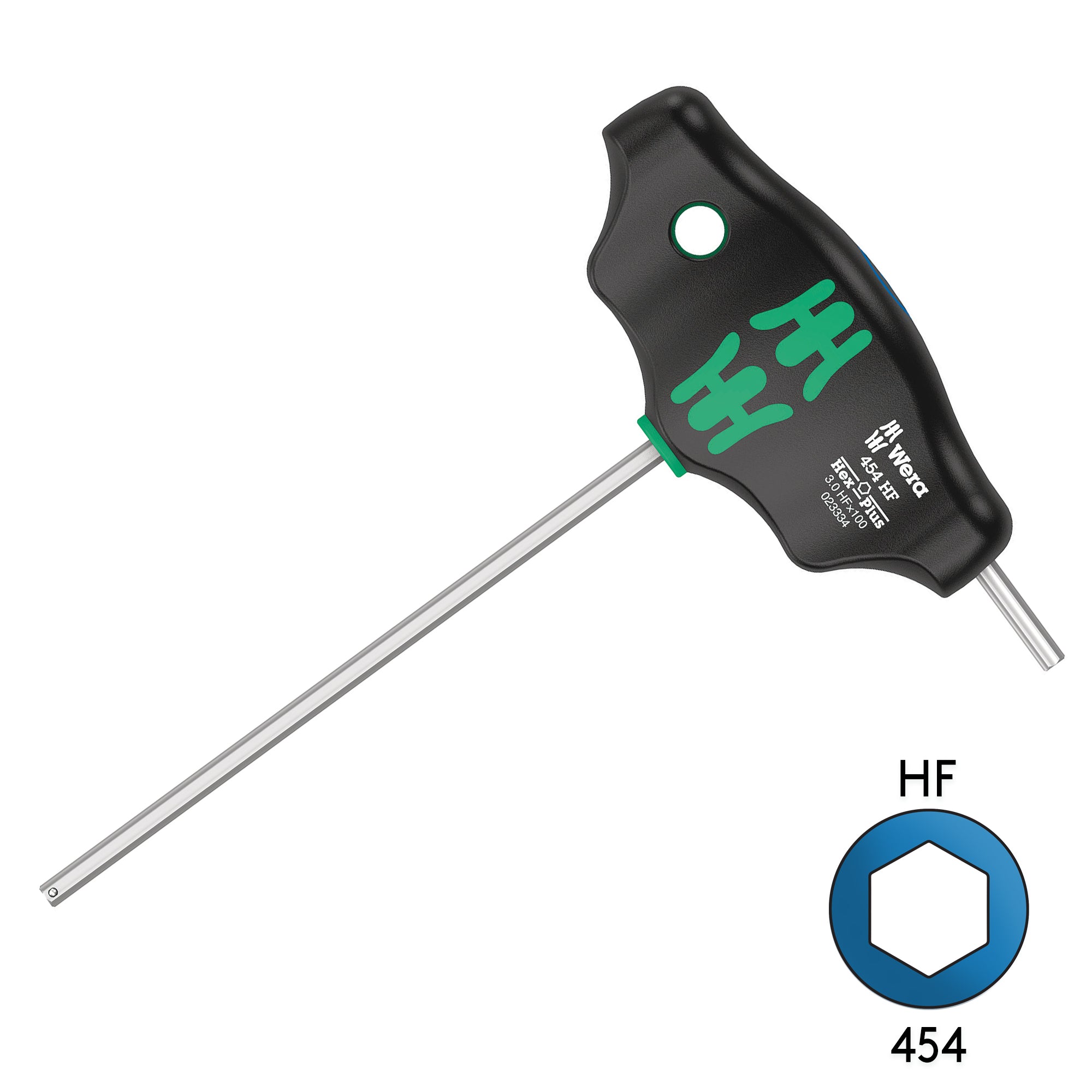 Wera 454 HF 3mm x 100mm T Handle Hex Screw Driver - High - Quality Tool on Sale