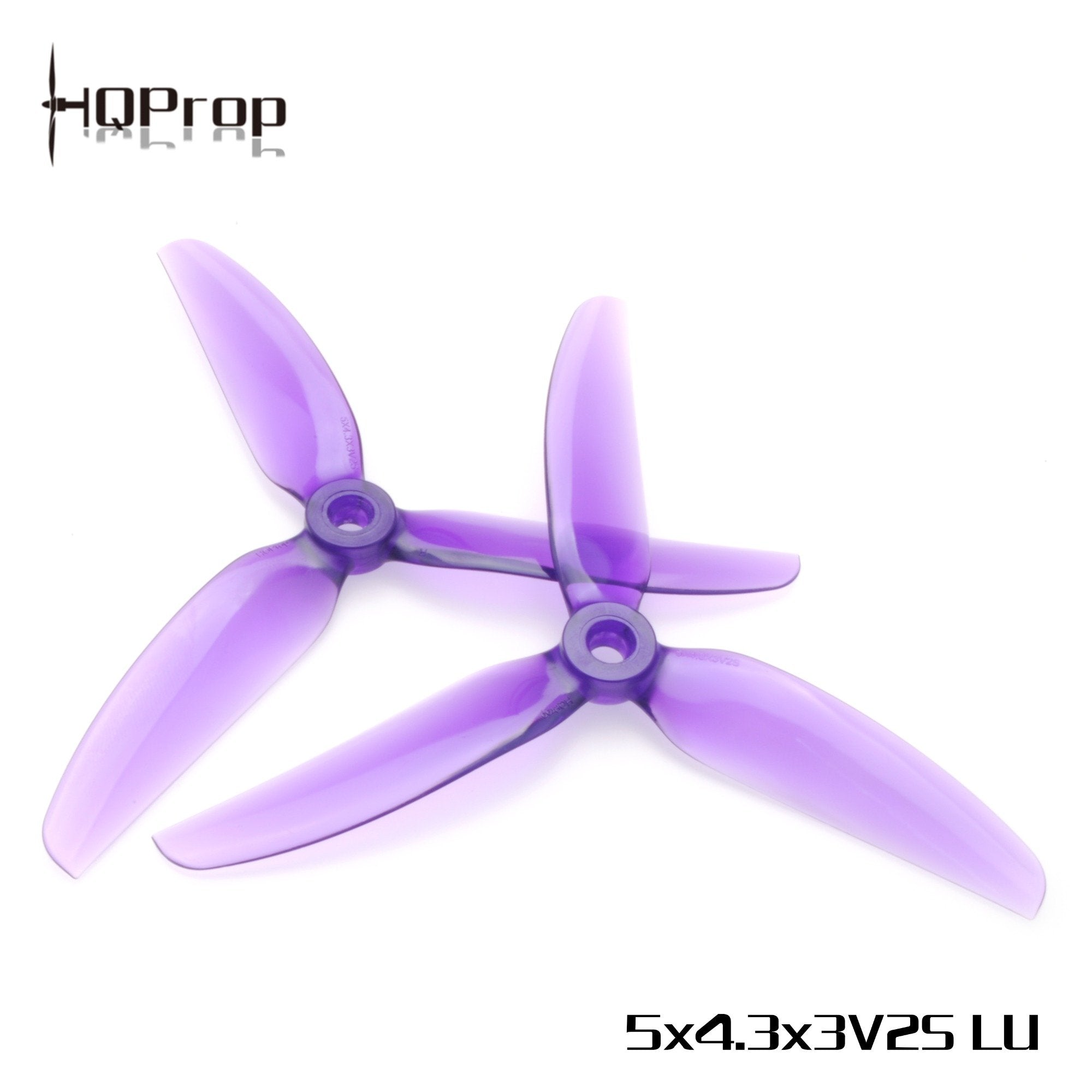 HQProp 5X4.3X3V2S Freestyle RC UAV Propellers (2CW+2CCW) with Four Colors