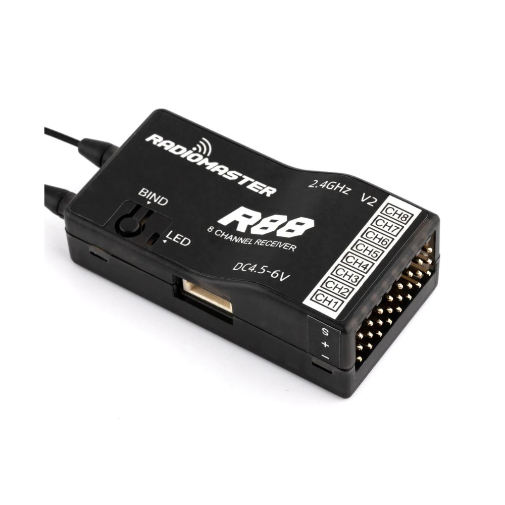 2.4GHz RadioMaster R88 V2 8-Channel FrSky D8 Compatible PWM/SBUS Receiver
