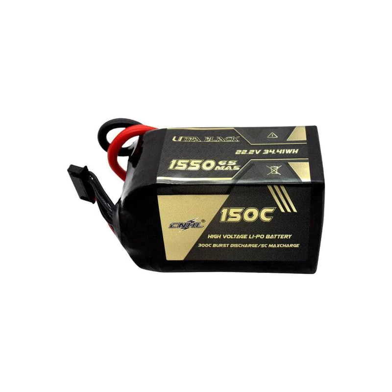 Hot Deal! Chinahobbyline CNHL Ultra Black 22.2V 6S 1550mAh 150C LiPo Drone Battery