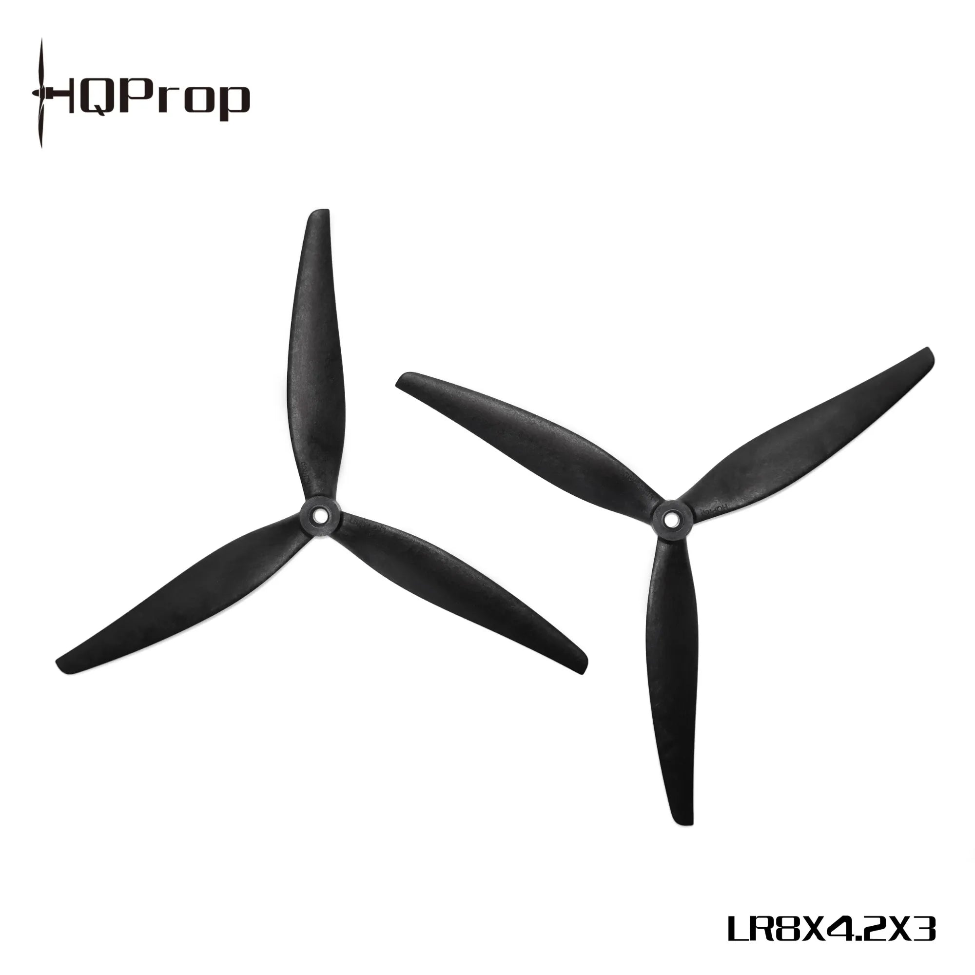 HQProp 8-Inch 3-Blade MacroQuad 8X4.2X3 Propellers (1CW + 1CCW)