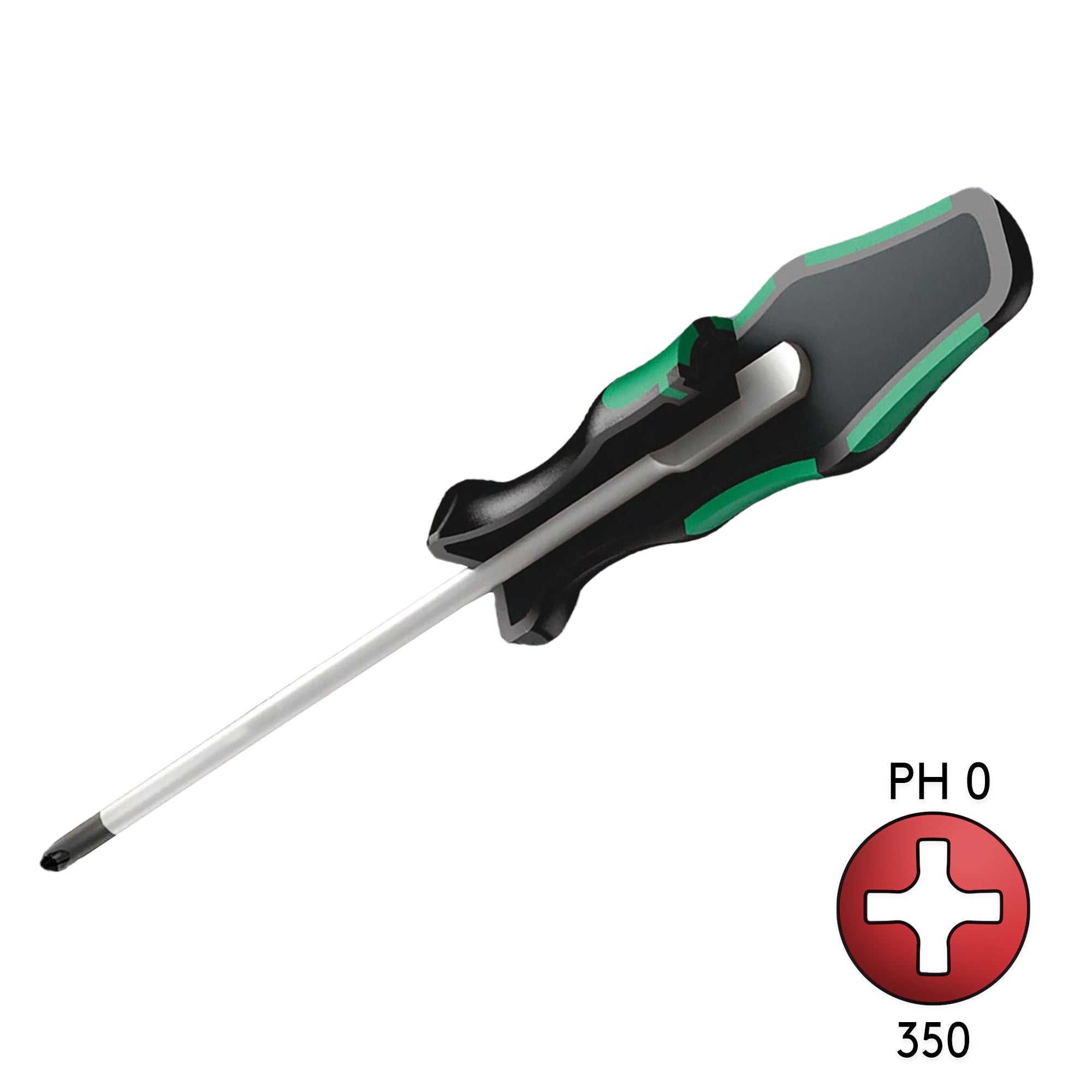 Wera 350 PH 0 60mm Phillips Screwdriver - High - Quality Czech - Made Tool