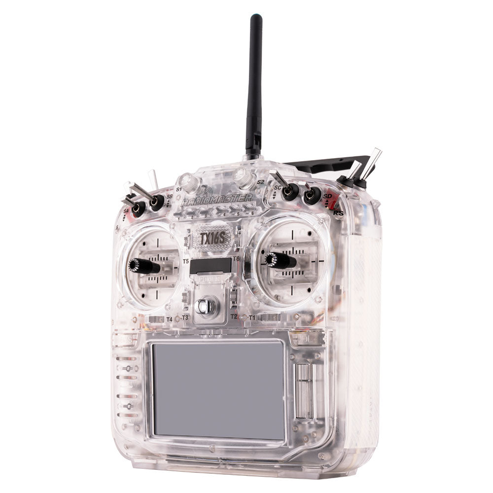 Hot Deal: RadioMaster TX16s MKII Transparent Radio (Batteries Not Included)