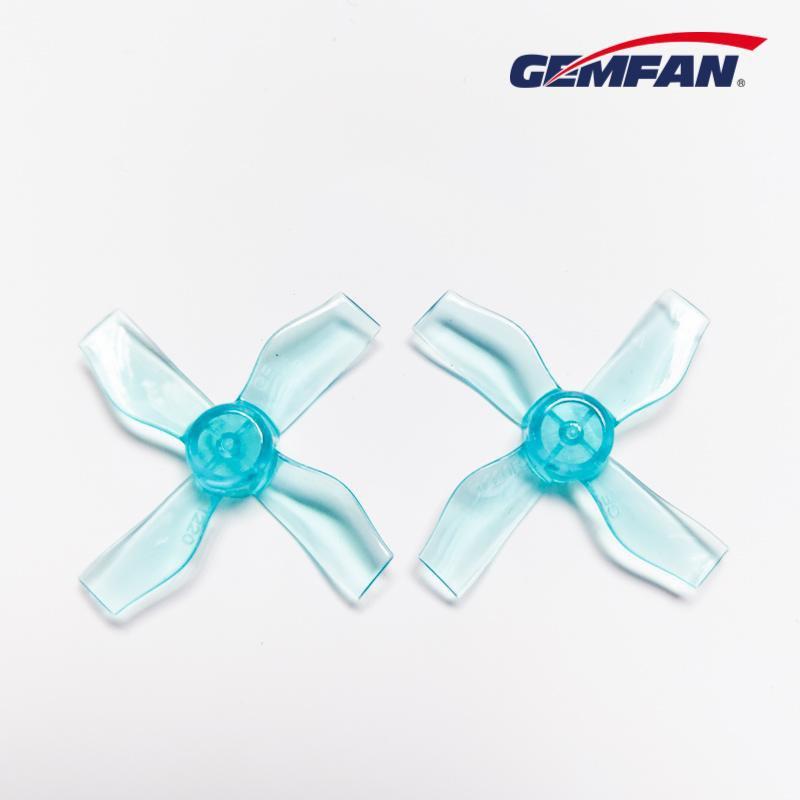 Gemfan 1220-4 31mm 1.2 4-Blade Racing Whoop Propellers with 1mm Shaft (4CW + 4CCW) - Great for Micro Drones