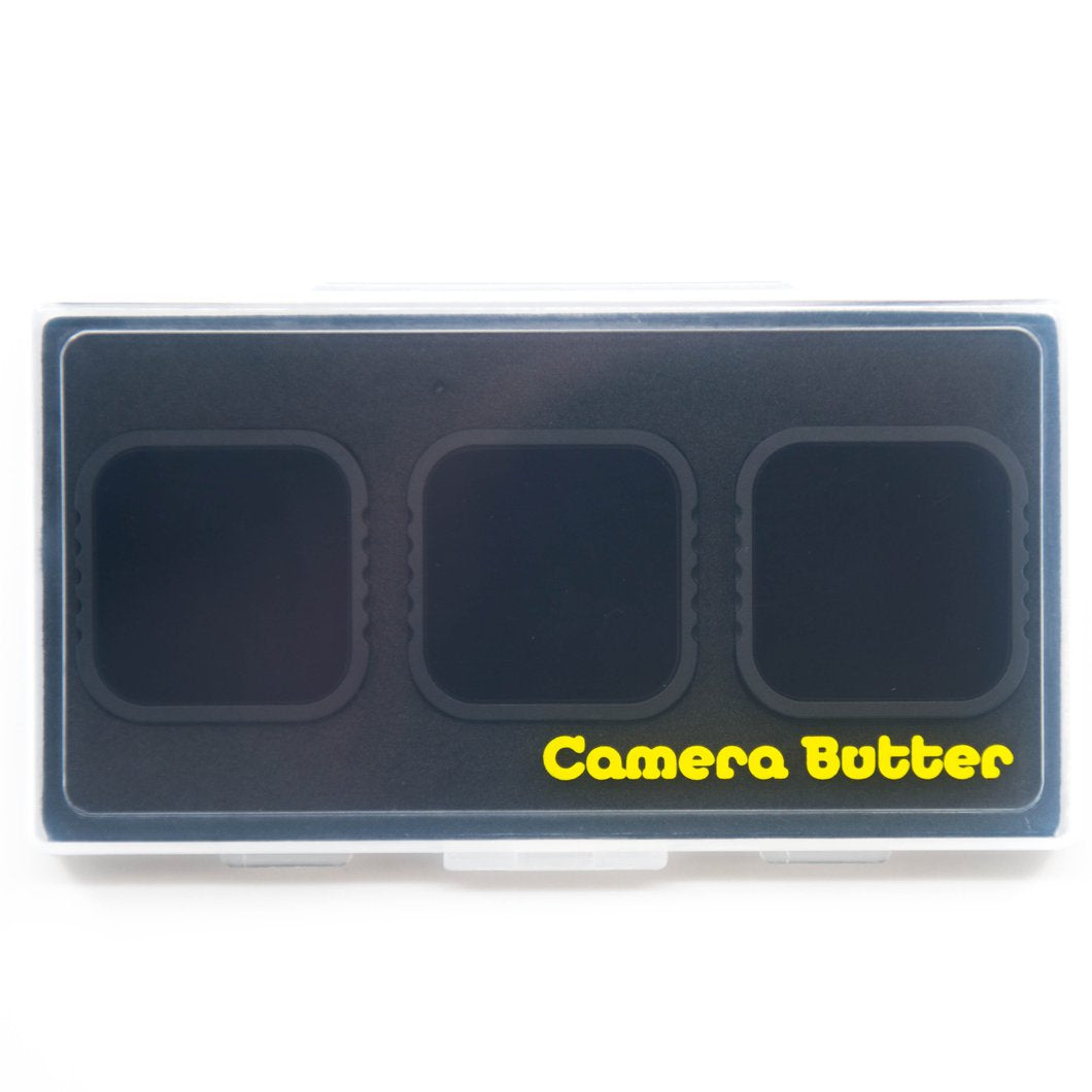 Camera Butter Twist-On GoPro ND Filters with Premium Gorilla Glass for Hero 9 - 12 & Mini