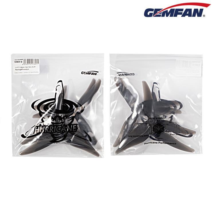 Gemfan Hurricane High - Performance 5 - inch Tri - Blade 51477 Propellers (2CW + 2CCW) Sale
