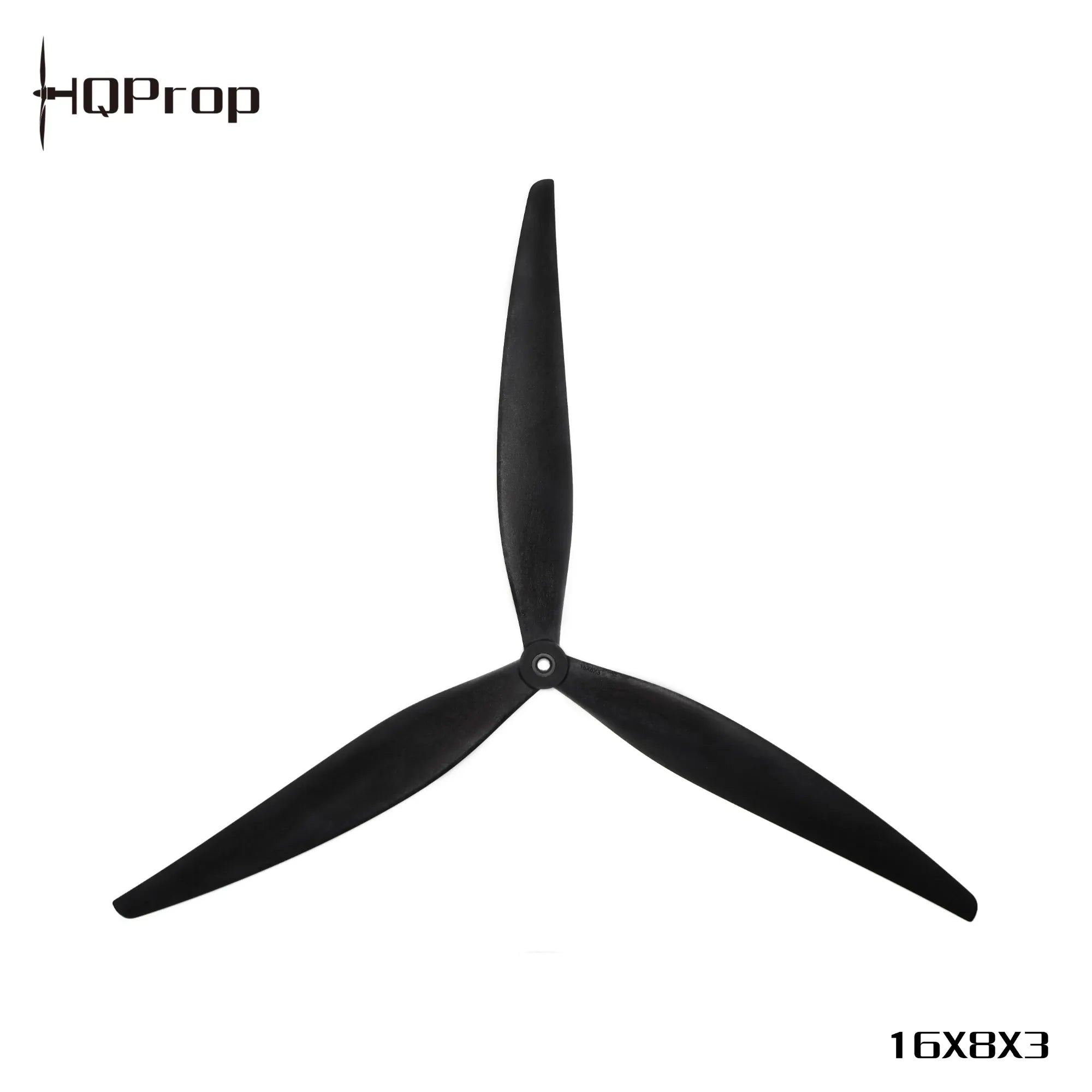 HQProp 16X8X3 16 Black Glass Fibre Reinforced Nylon Propellers (1CW+1CCW)