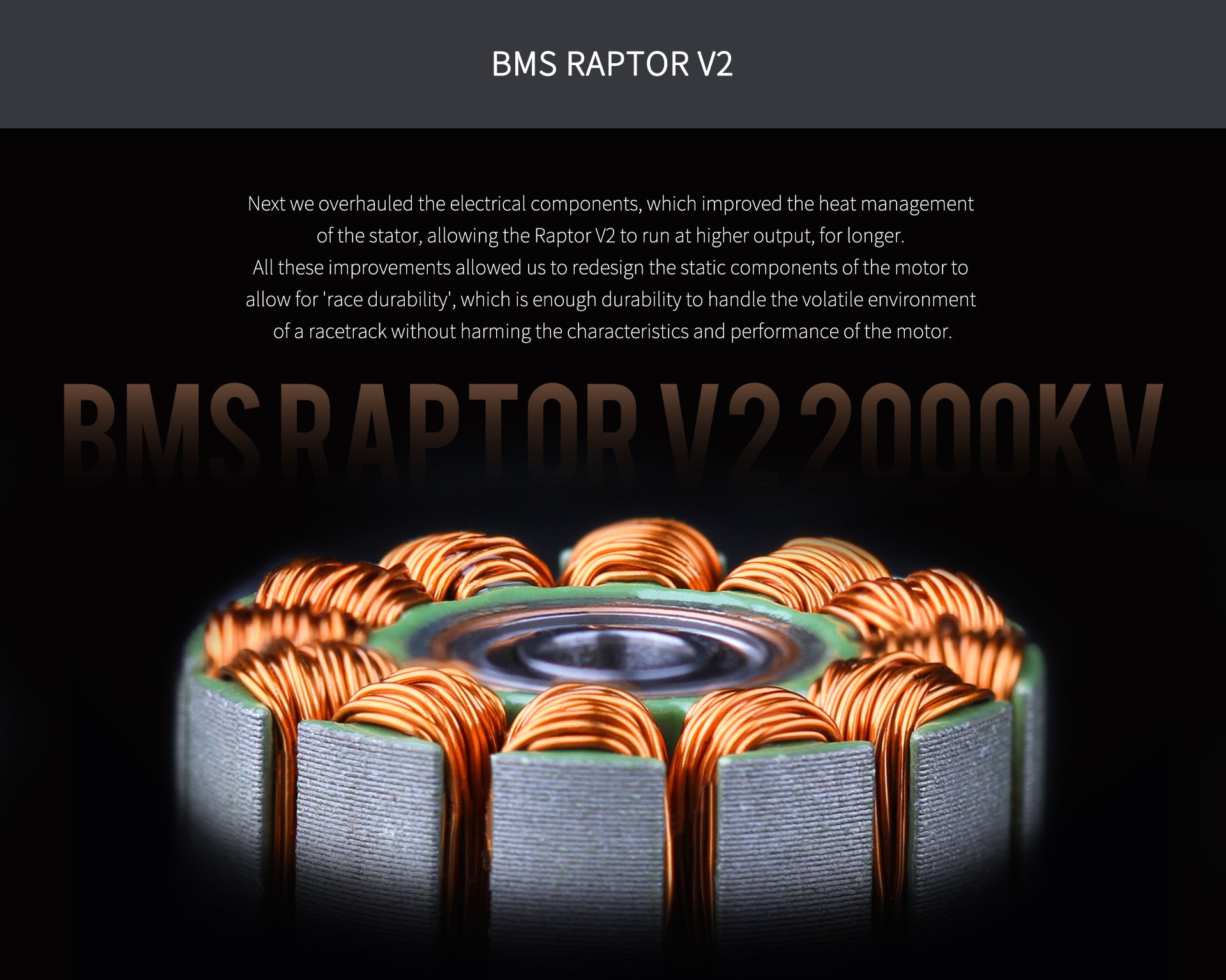 T-Motor BMS Racing V2 2306.5 2000kv Motor - 1pc, Great Deal!