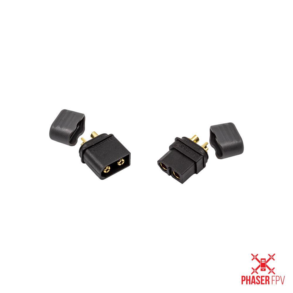 Genuine AMASS XT60 Connector with Sheath - 1 Pair for High - Amp Applications