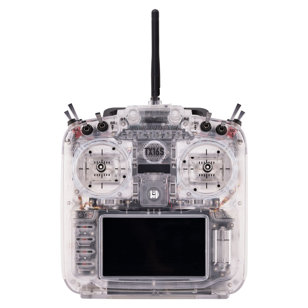 Hot Deal: RadioMaster TX16s MKII Transparent Radio (Batteries Not Included)