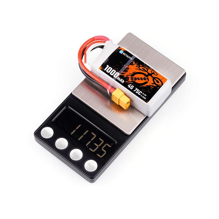 BetaFPV 1000mAh 4S 75C XT60 LiPo Battery (1pc) for FPV Quadcopter